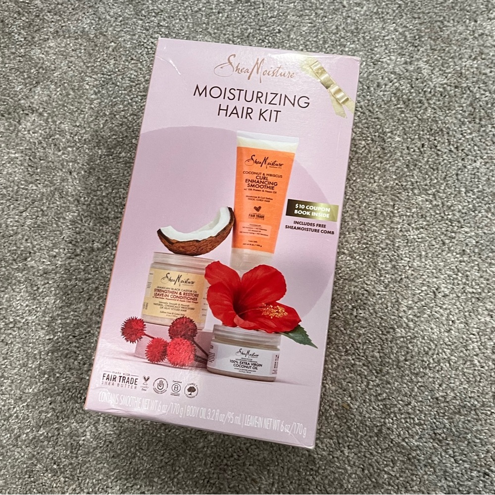 Shea Moisture Hair Kit & Root Volumizing Curlers
